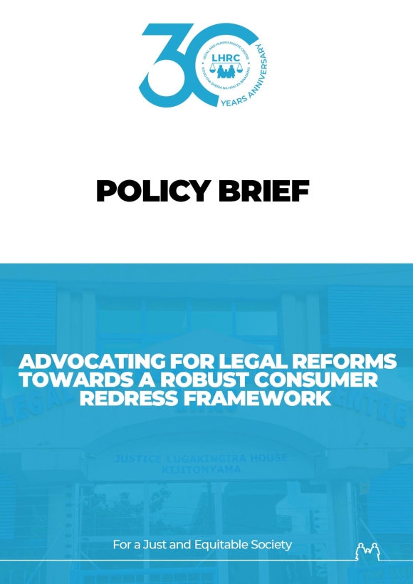 LHRC Calls for Legal Reforms Towards a Stronger Consumer Redress Framework in Tanzania