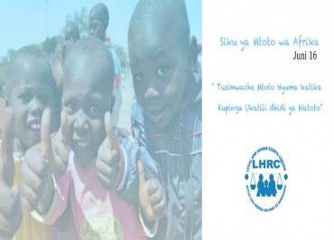 Siku ya Mtoto wa Afrika: Tusimwache Mtoto Nyuma katika Kupinga Ukatili dhidi ya Watoto