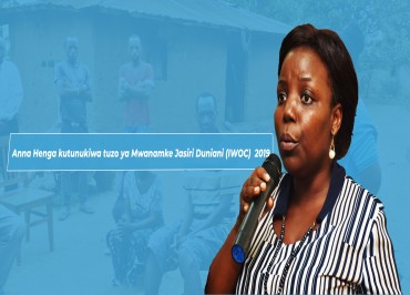 Anna Henga kutunukiwa Tuzo ya Mwanamke Jasiri Duniani 