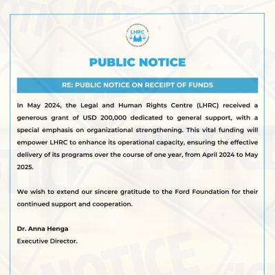 PUBLIC NOTICE
