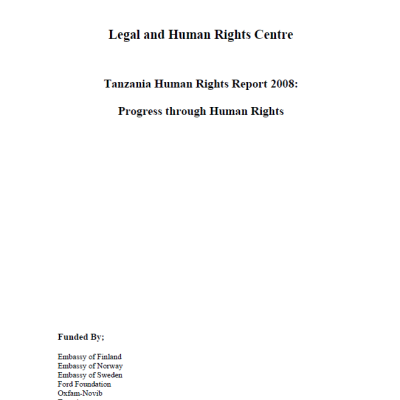 Tanzania Human Rights Report 2008