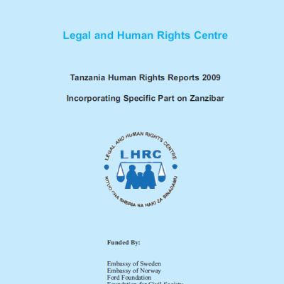 Tanzania Human Rights Report 2009